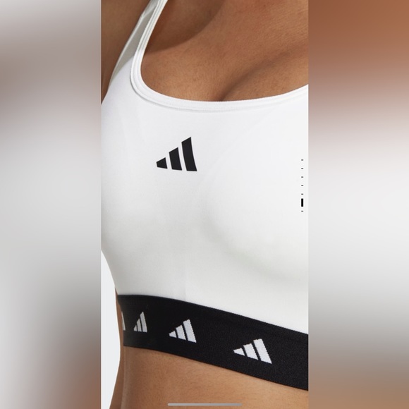 Adidas tech fit bra top never worn with tags - Picture 3 of 4